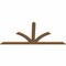 Ekena Millwork Richland Timber Gable Bracket, Western Red Cedar, 108"W x 49"H x 1 1/2"D x 5 1/2"F, 11/12 Pitch GBW108X49X0206RIC00SWR - alternate 2